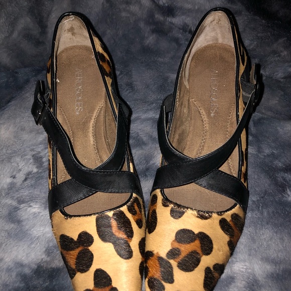 Aerosoles animal print heels 7.5 - Picture 3 of 6